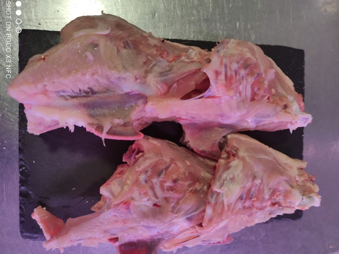 Caparazones de pollo aldea