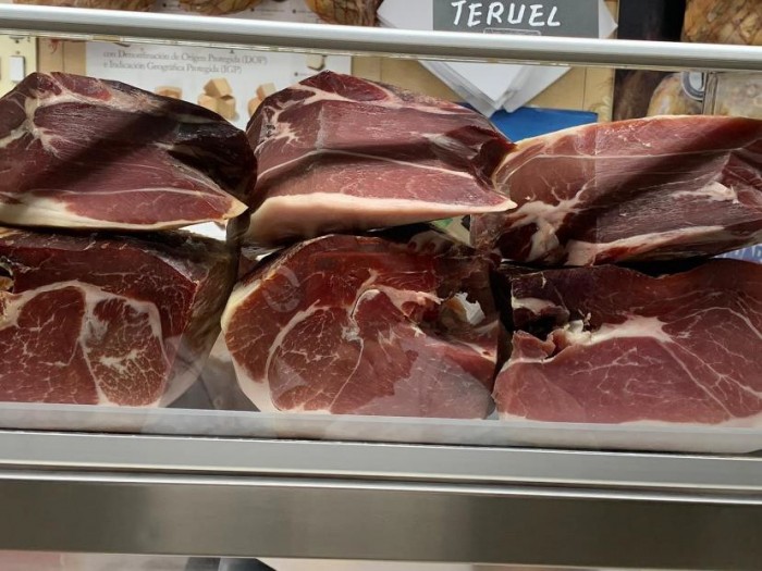 Jamón al corte denominación origen...