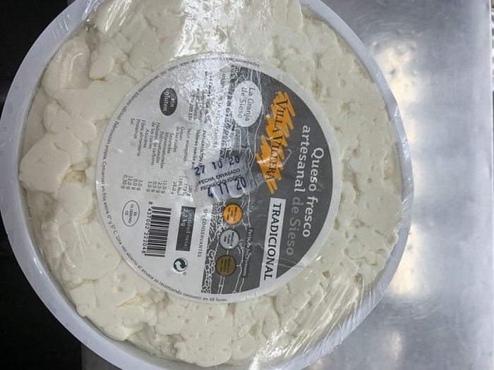 Queso fresco artesano